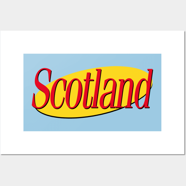 90s TV Scottish Logo Wall Art by DankFutura